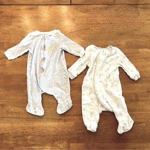 Newborn sleepers set of 2